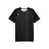 PUMA Funkcionalna majica Teamjaws temno siva/črna
