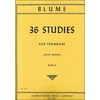 BLUME:36 STUDIES BOOK 2 FOR TROMBONE