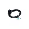 Priključni kabl trofazni 16A 400V 10000W, crni 3m  H05RR-F 5G2,5