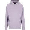 Mens Light Terry Hoody Sweatshirt - Purple