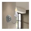 Eglo 33003 - Zidna lampa 1xE14/40W/230V siva
