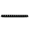 MIRSAN Patch panel 19/1U sa 12 slotova ,bez modula RAL9005 MR.19P12P1U.01