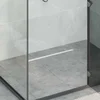 360° Odvod za tuširanje s tankim modelom Srebrno 60 cm