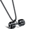 Ogrlica Dumbbell - Črna KP34198