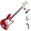 PSD Guitars JZB-100 Basic SET Red Električna bas kitara
