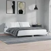 Okvir kreveta visoki sjaj bijeli 120x200 cm konstruirano drvo