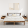 Lebdeća noćna ormarić Zidne 2 pcs Staro drvo 40 x 31 x 28 cm