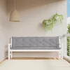Jastuci za vrtnu klupu 2 kom sivo 200x50x7cm tkanine Oxford