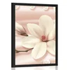 Plakat luksuzna magnolija z biseri - 30x45 no frame