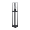 Eglo Cascinetta spoljna podna/1, e27, 40w, v-795, ip44, lijevani aluminij/staklo/crno