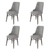Hanah Home Set stolica Pare, 46x94x46 cm, 4 komada, Braon-sive