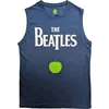 The Beatles Drop T Logo & Apple Denim Blue M Majica