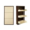 HANAH HOME Ormar za cipele Torino 3 Brown Cream