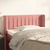 shumee vidaXL Vzglavje z ušesi roza 83x16x78/88 cm žamet
