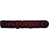 Disturbed Strike Through Iron-On Patch