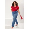 Trendyol Curve Red Camisole Knitted Plus Size Blouse