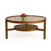 Hanah Home Klub sto Flora, 100x48 cm, Braon