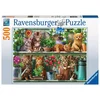 Ravensburger Sestavljanka Mačke v knjižnici 500 kosov