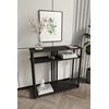 Hanah Home Komoda Garcia, 90x30x84 cm, Crna