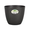 Pokrov za cvetlični lonec PATRICIE antracitna plastika d15x13cm
