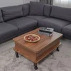 Hanah Home Stol za dnevni boravak Nino 90x40x60 cm, Smeđa