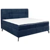 Esposa BOXSPRING POSTELJA 160 cm  x 200 cm , tekstil temno modra