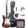 SX SE1 3-Tone Sunburst Električna kitara (Kot novo)