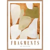 Plakat z okvirjem 52x72 cm Fragments – Malerifabrikken