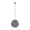 EGLO Viseća lampa SKOURA 1 1xE27 O500 crna 39619