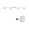 Eglo - LED spot svetiljka MY CHOICE 4xE14/4W/230V hrom/bela