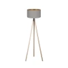Brilagi - Stojeća lampa VELVET 1xE27/60W/230V bež/siva
