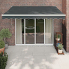 Tenda na uvlačenje antracit 3 x 2,5 m od tkanine i aluminija