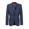 HUGO za moške. 50495628 Modra jopica Colbert blue (54), Priložnostno, Classic, Poliester