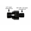 shumee Adapter 1/2 moški na 5/8 UNF x 16 moški, titan