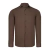 G726 DEWBERRY MENS SHIRT-COFFEE