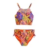Next Bikini indigo / svetlo zelena / jajčevec / oranžna