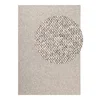 Siva/kremno bela pralna preproga 200x290 cm Rocco Dark Cream – Elle Decoration