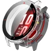 GS Ovitek 2 v 1 + kaljeno steklo za Huawei Watch GT Runner 2, prozoren/rdeč