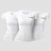 GymBeam Ženska majica Basic 3pack White