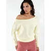 Busem Majica Sweatshirts kremna