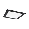 LED ugradno svetlo VEGA LED/12W/230V 2900/3900/5800K 17,5x17,5 cm crno