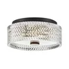 Hinkley HK-ELLE-F-S-BK - Plafonska lampa 2xE27/60W/230V, prečnik 30,5 cm, crna
