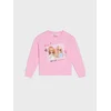 Sinsay - Crewneck dukserica sa printom Barbie - pastelno roze
