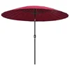 Vanjski suncobran s aluminijskim stupom 270 cm bordo