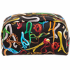 Kozmetična torbica TOILETPAPER SNAKES, 23 x 13 cm, črna, Seletti