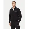 TOMMY HILFIGER Jopa na zadrgo Logo Zip-thru  črna / bela