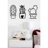 Wallity Zidna dekoracija Cactus Family, 35x69 cm, 1.5 mm, Crna