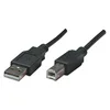 Logo Kabel USB (2.0), USB A moški - USB B moški, 3 m, črn, blister