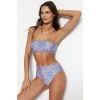 Ženski bikini komplet Trendyol TBESS22BT0018/Blue-Multicolor