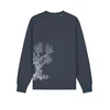Life-Tree Majica Sweater Organic Olive Tree antracit